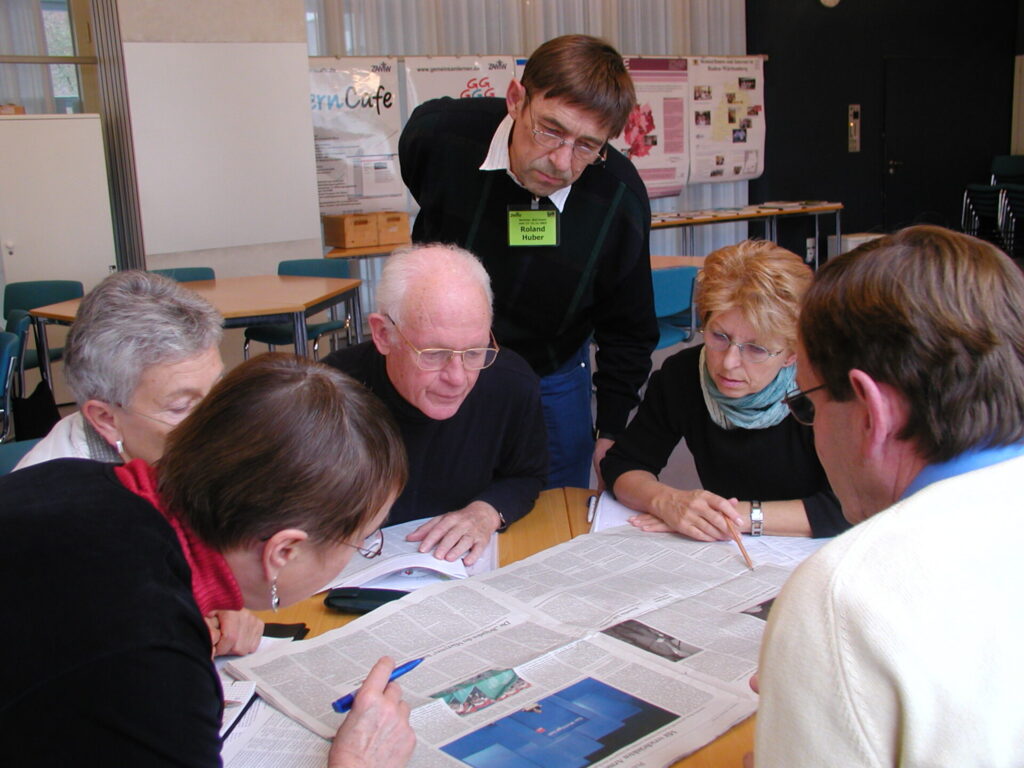 Senior-Online-Redakteure beim Workshop in Bad Urach